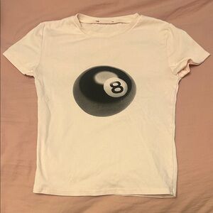 light pink 8 ball edikted shirt